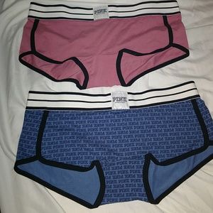 VS Pink boyshort undergarments bundle of 2